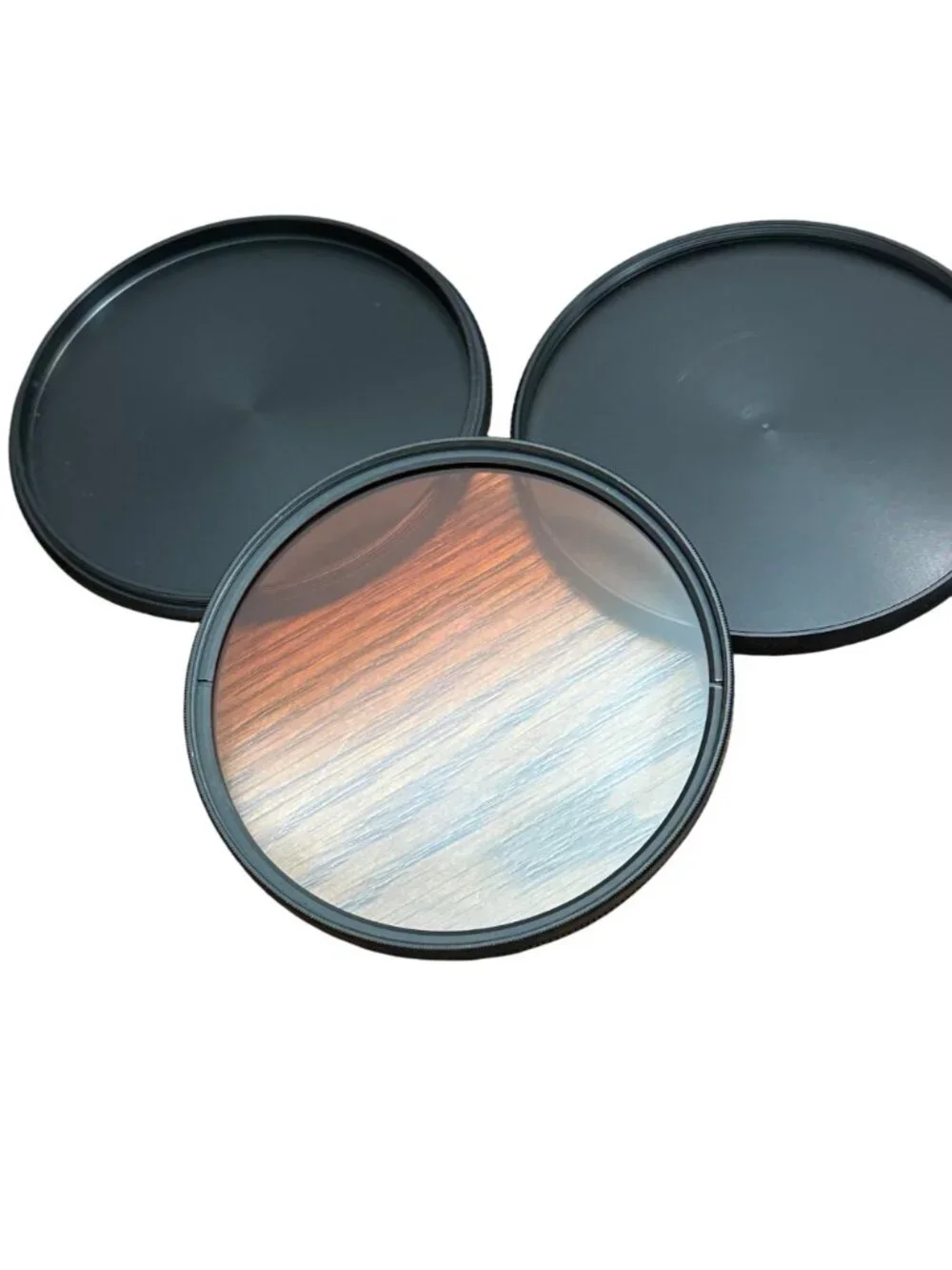 Gobe 82MM Lens Filter Red Graduated Orange Graduated Blue Cap Kit 3